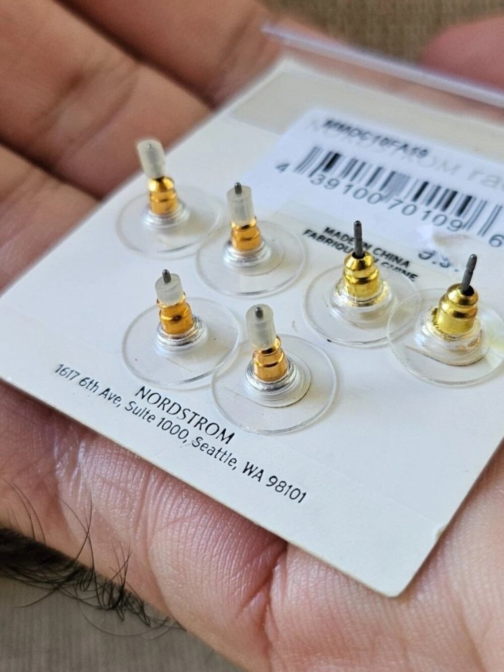 Melrose And Market Earrings Stud Fashion Ear Jewelry Set of 3 Earrings NWT - Picture 4 of 11